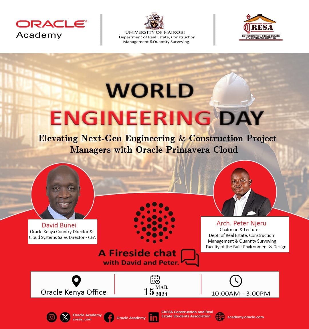 World Engineering Month  -Elevating Next-Gen Engineering & Construction Project managers with Oracle Primavera Cloud